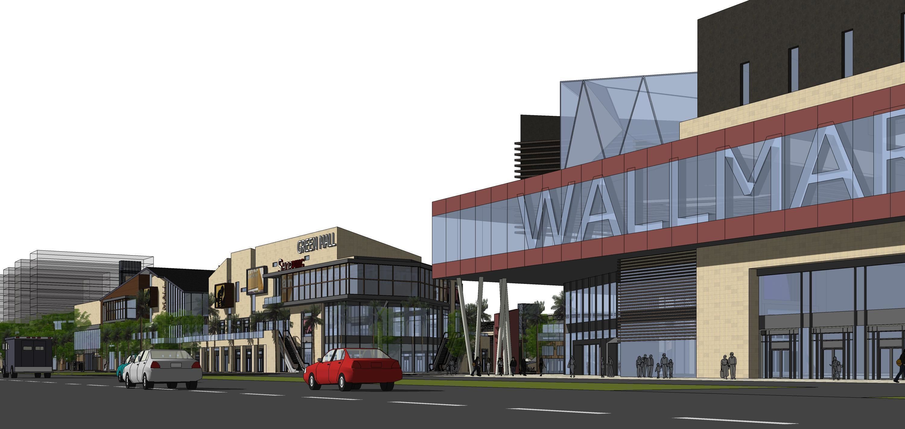 Sketchup Shopping Center V5 3D model_16