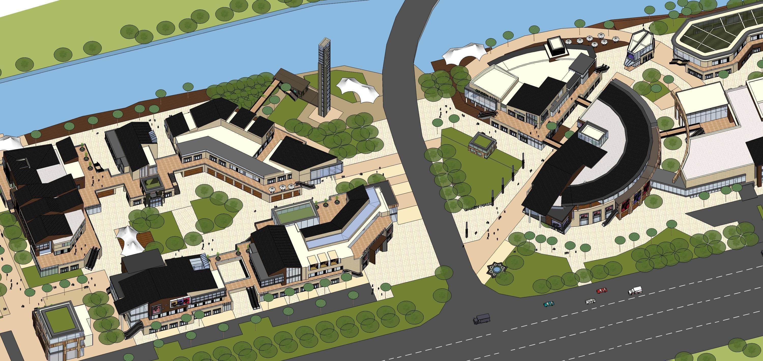 Sketchup Shopping Center V5 3D model_35