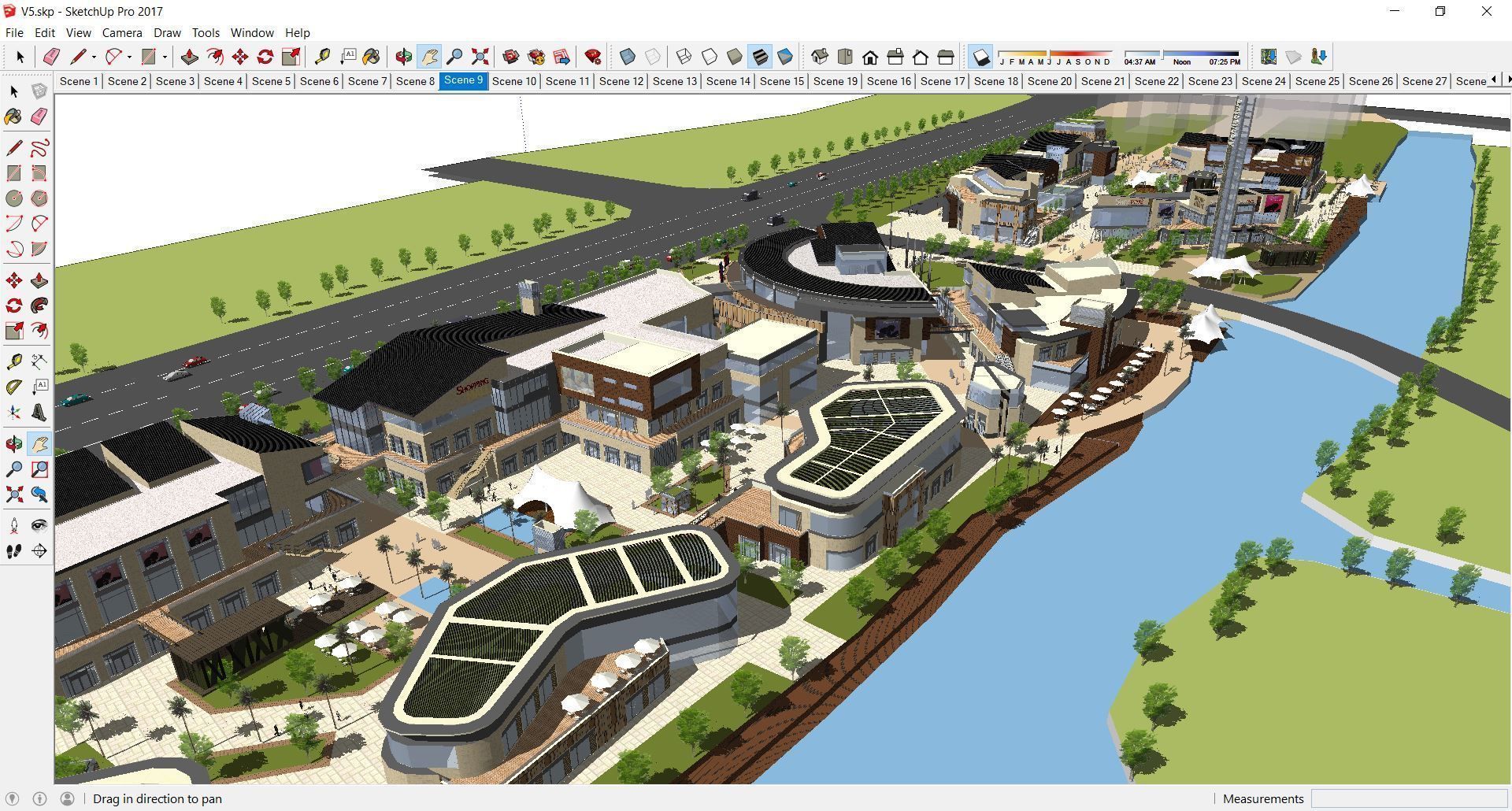 Sketchup Shopping Center V5 3D model_1