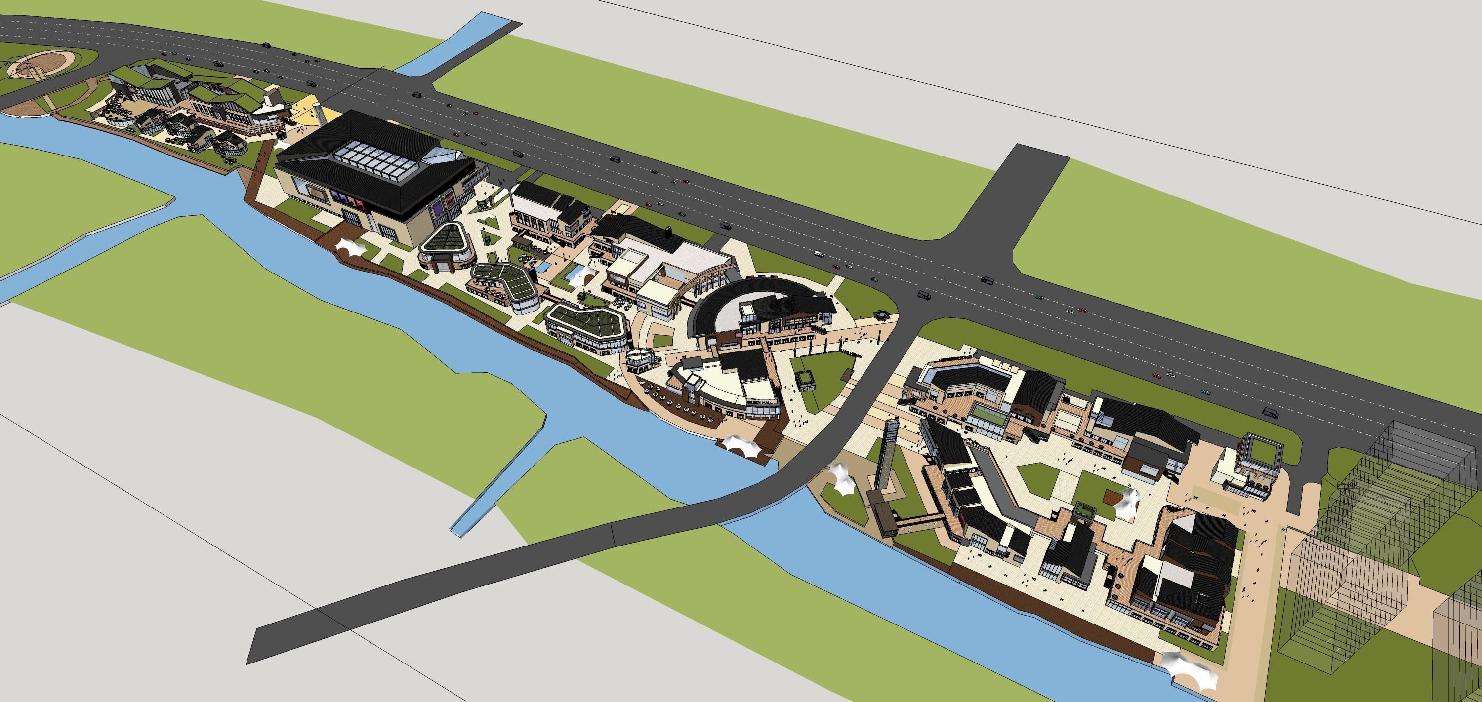 Sketchup Shopping Center V5 3D model_4