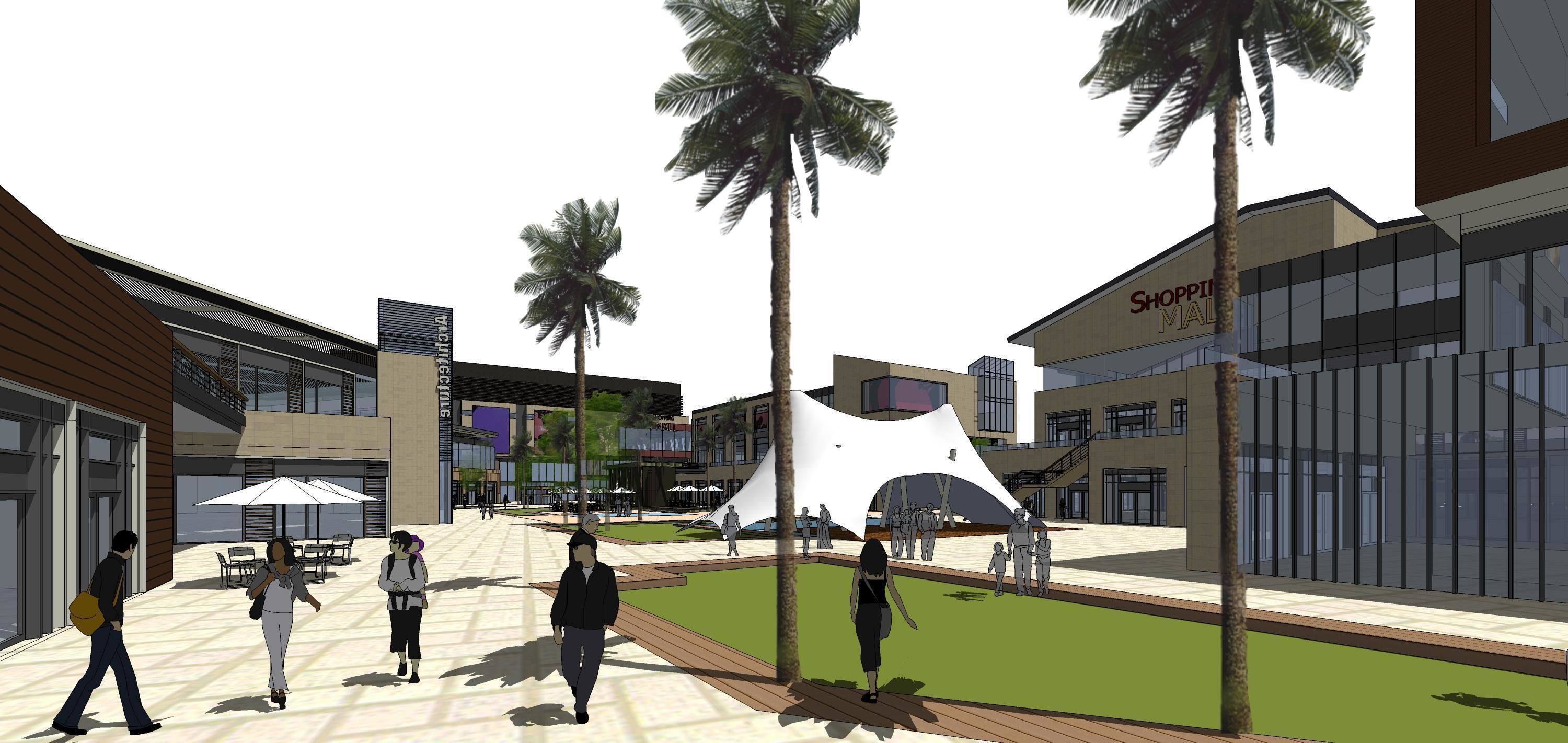 Sketchup Shopping Center V5 3D model_17