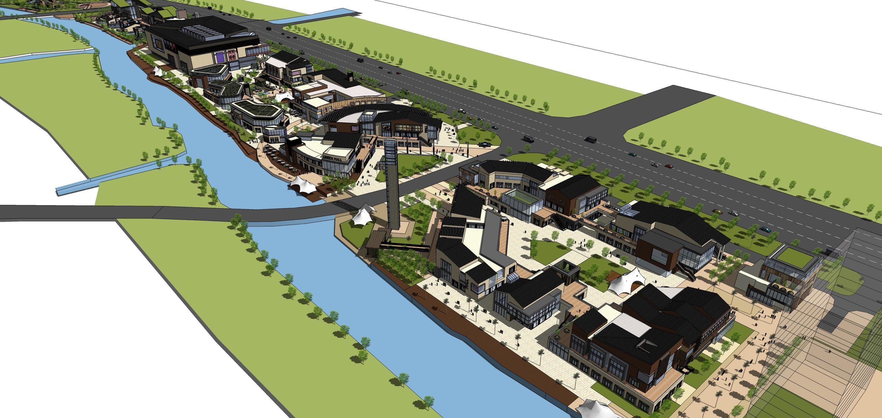 Sketchup Shopping Center V5 3D model_10