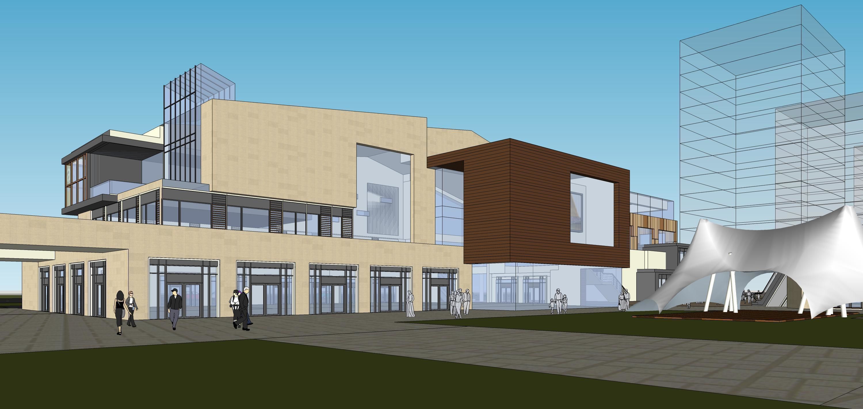 Sketchup Shopping Center V5 3D model_7