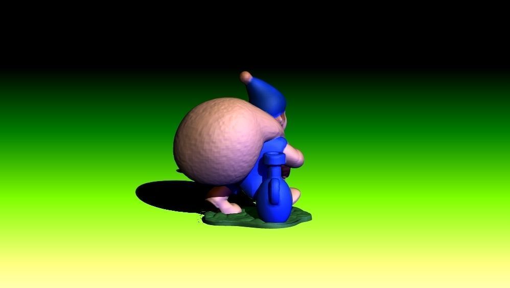 Golden Axe Green Thief  3D print model_1