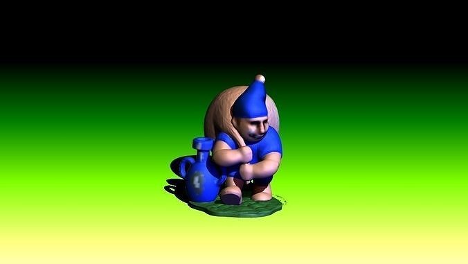 Golden Axe Green Thief  3D print model