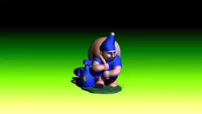 Golden Axe Green Thief  3D print model