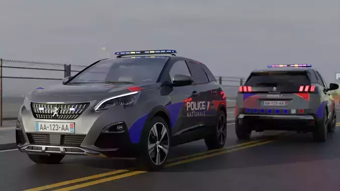 Peugeot 3008 2019 POLICE NATIONALE FRANCE