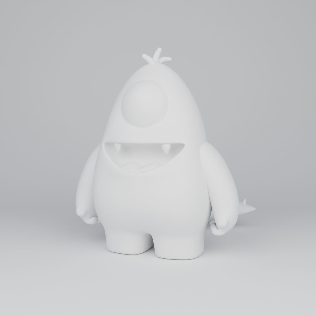 Little Monster4 3D model_1