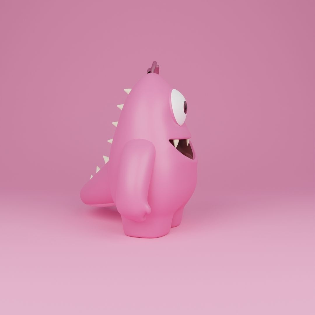 Little Monster4 3D model_7