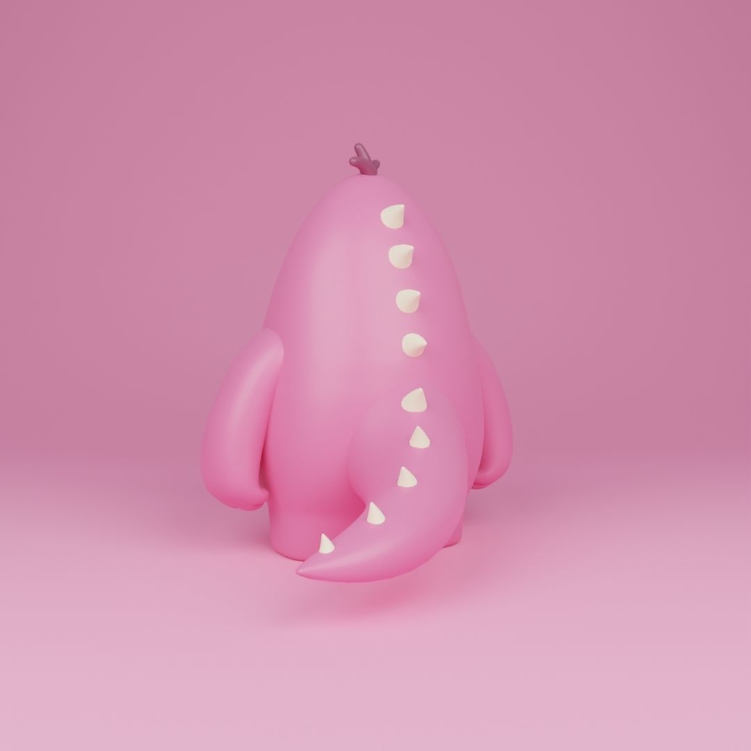 Little Monster4 3D model_4