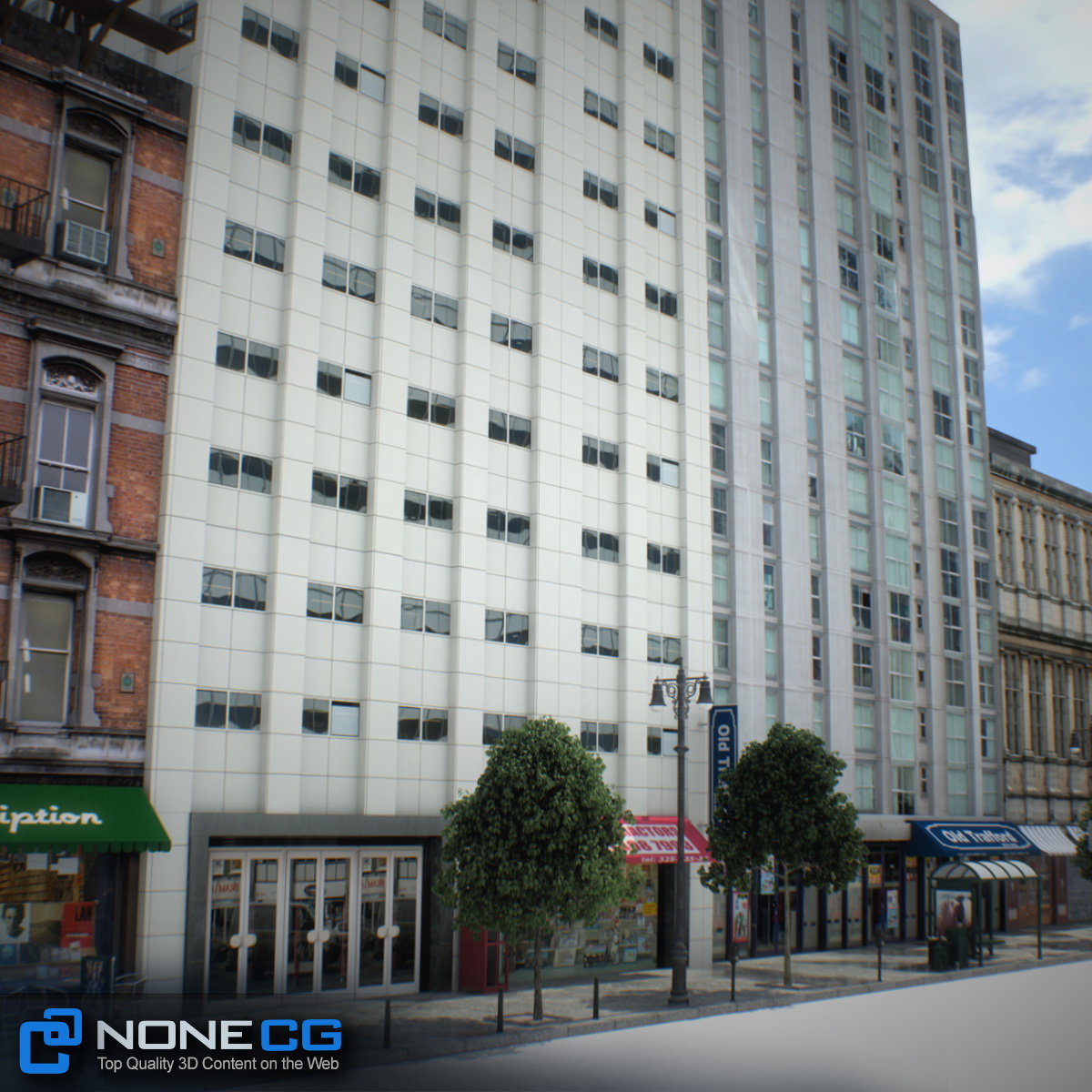 NYC Block Set 6 V2 Low-poly 3D model_18