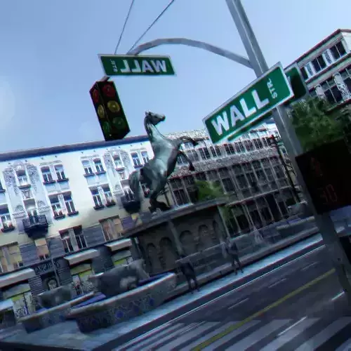 Old City Horse Park high detailed low poly models