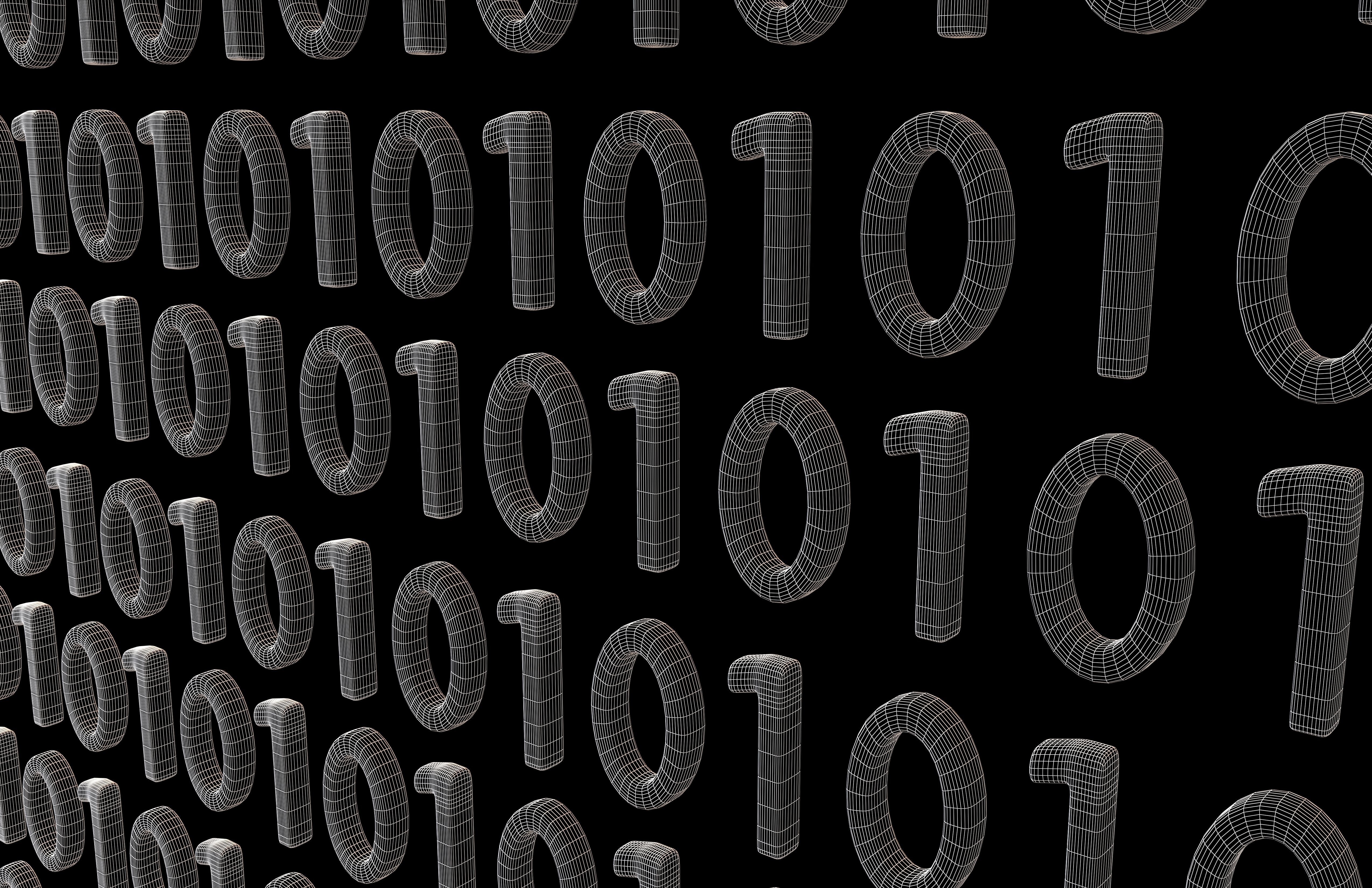 Binary Background V1 010 3D model_5