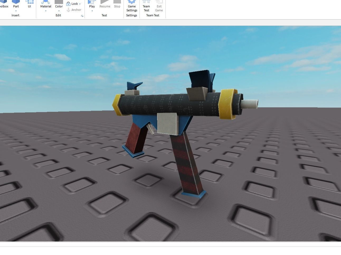 pistol mk8 Low-poly 3D model_4