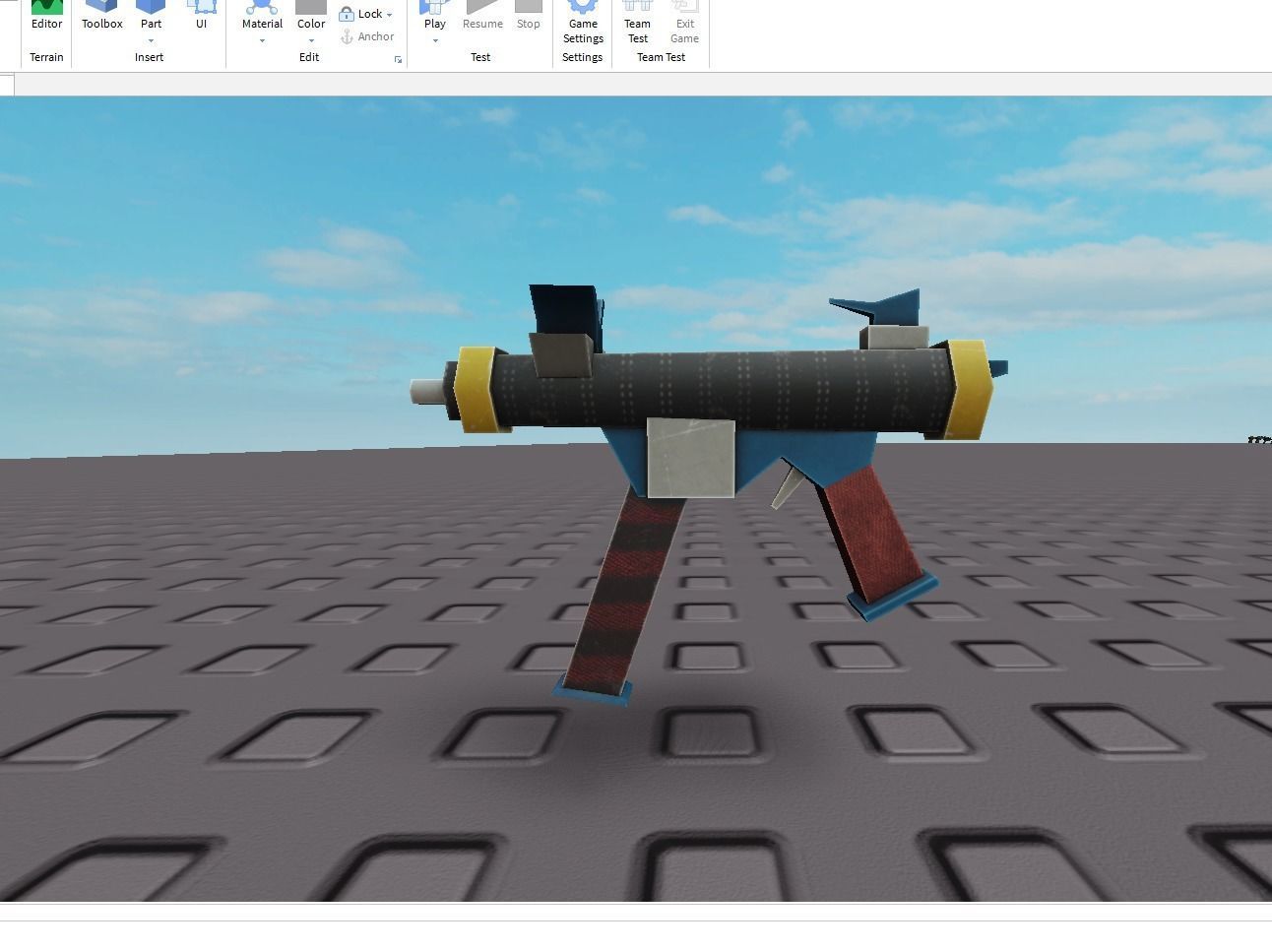 pistol mk8 Low-poly 3D model_5
