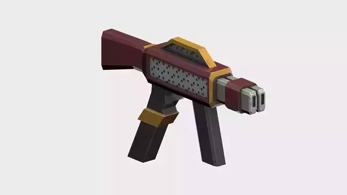 lasergun mk11 Low-poly 3D model