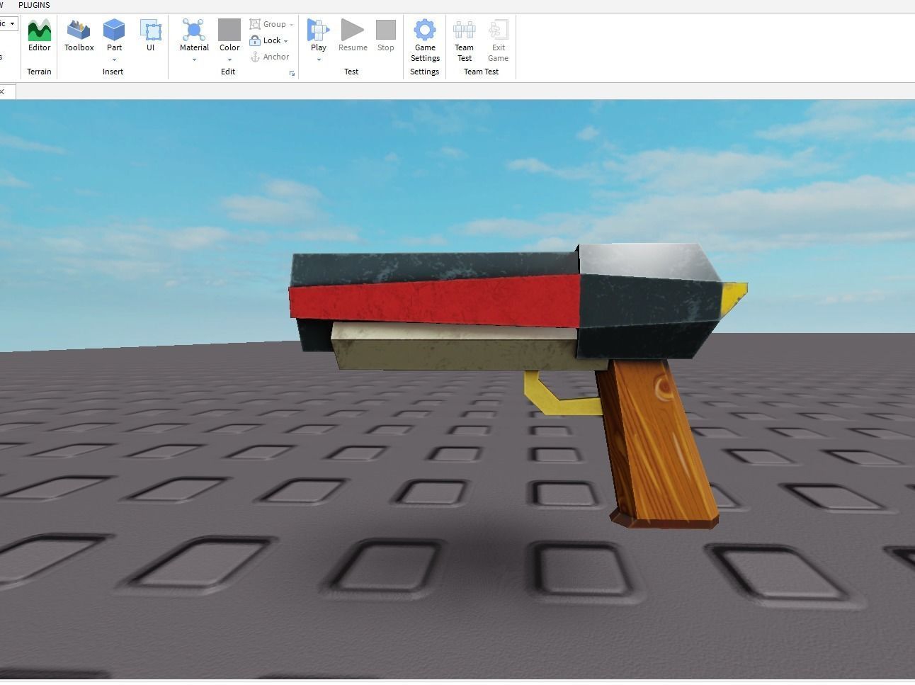 laser pistol mk10 Low-poly 3D model_4