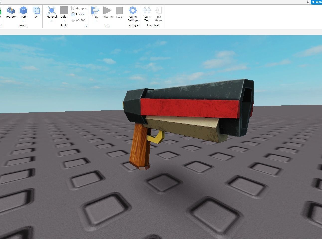 laser pistol mk10 Low-poly 3D model_6