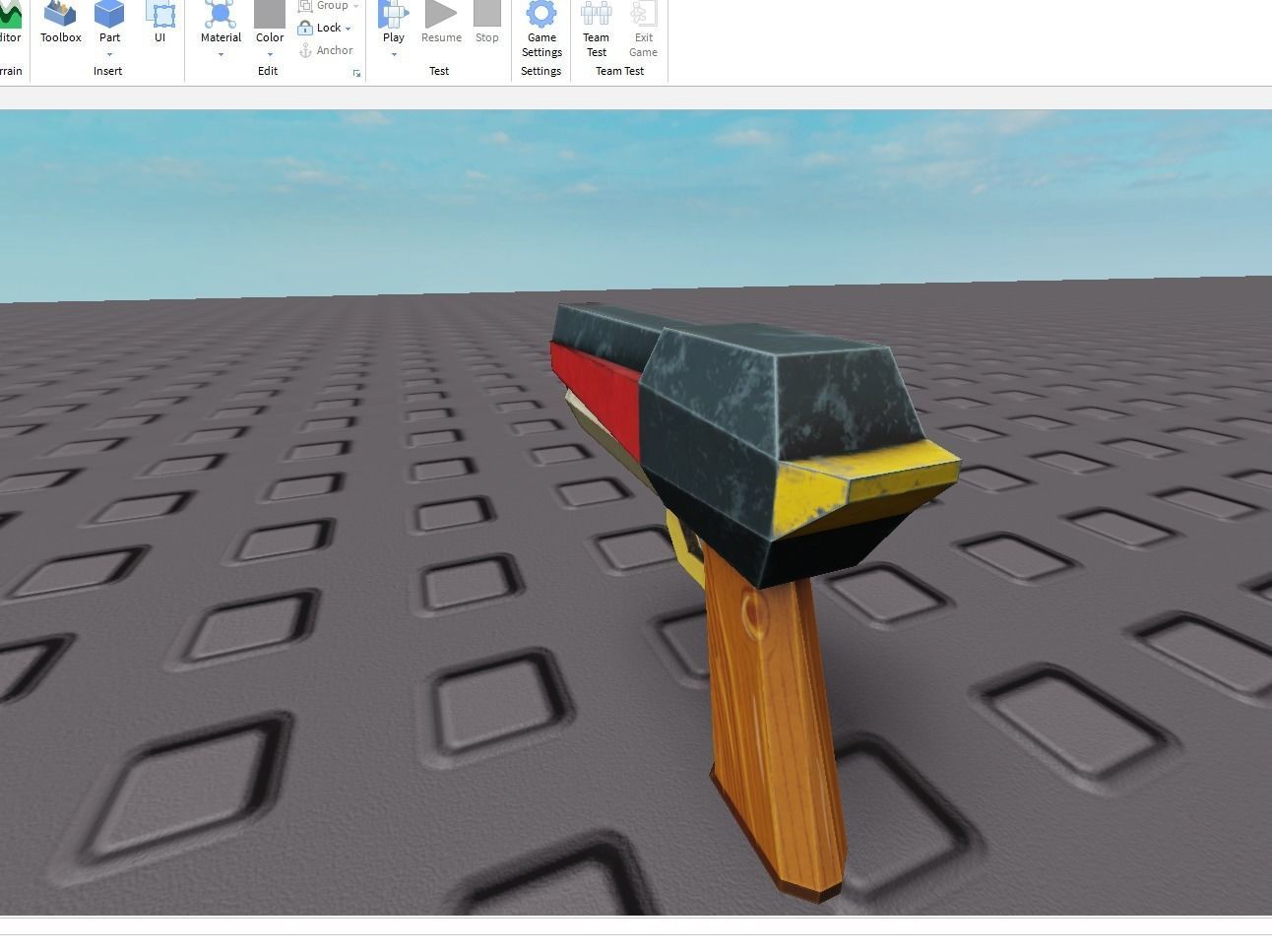 laser pistol mk10 Low-poly 3D model_5