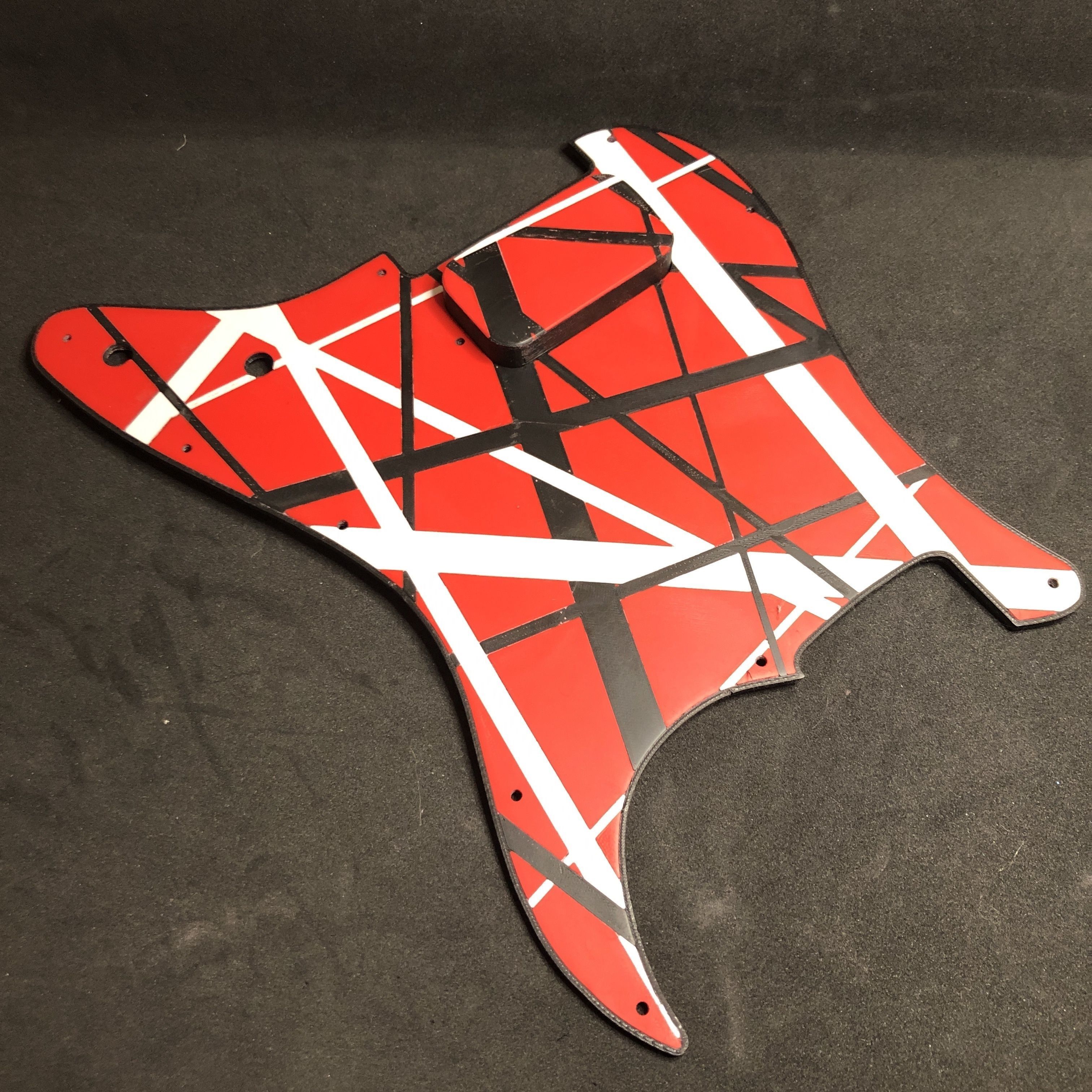 EVH Tribute Scratchplate for Fender Stratocaster 3D print model_2