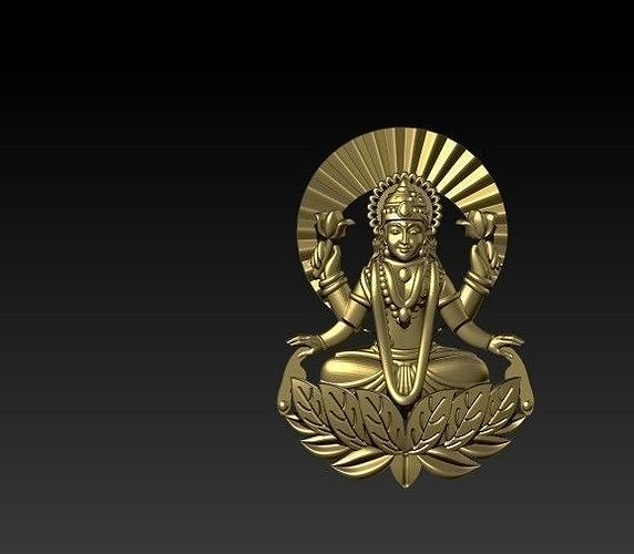 Laxmi Ji 3D Model 3D print model 3D print model