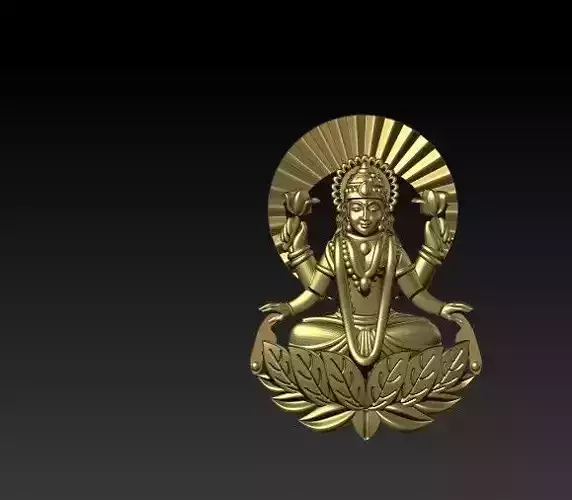 Laxmi Ji 3D Model 3D print model