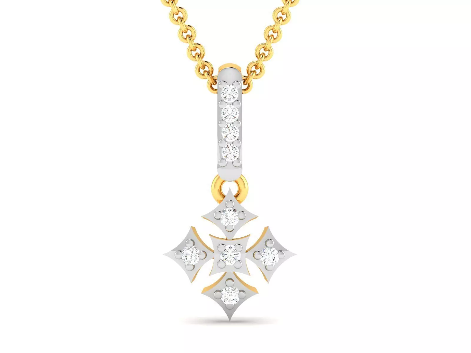 Women pendant 3D print model_0