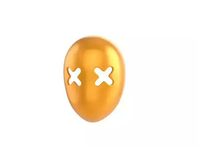 Print002 Golden XX Mask 3D print model