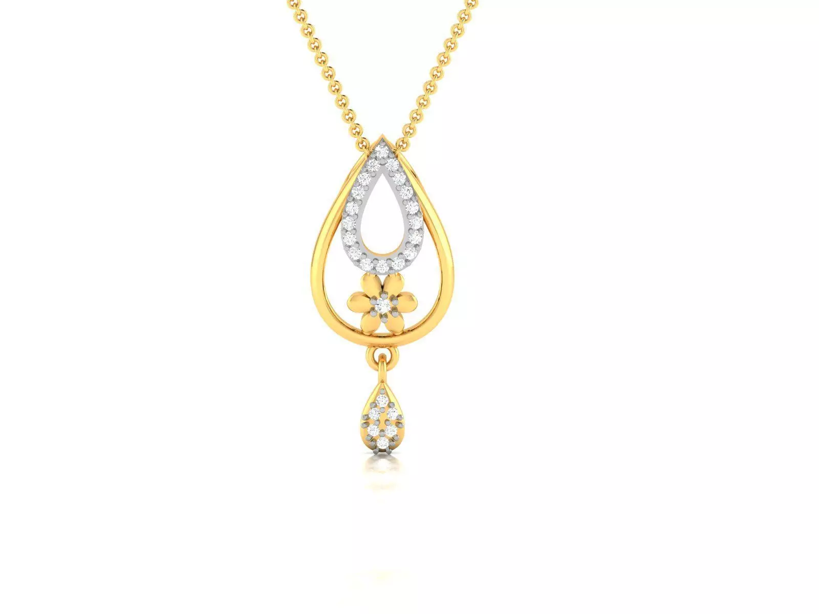 Women pendant 3D print model_0