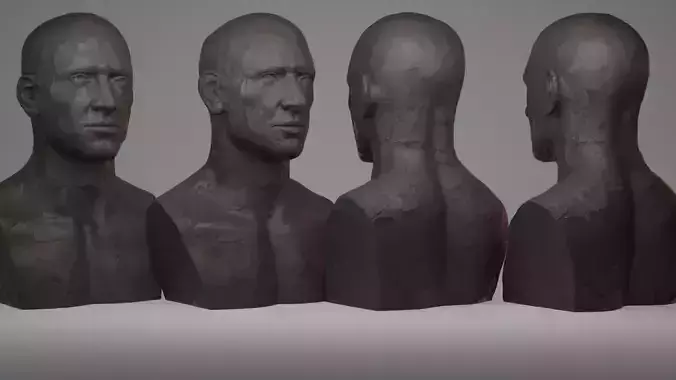 Men Heads 3D model