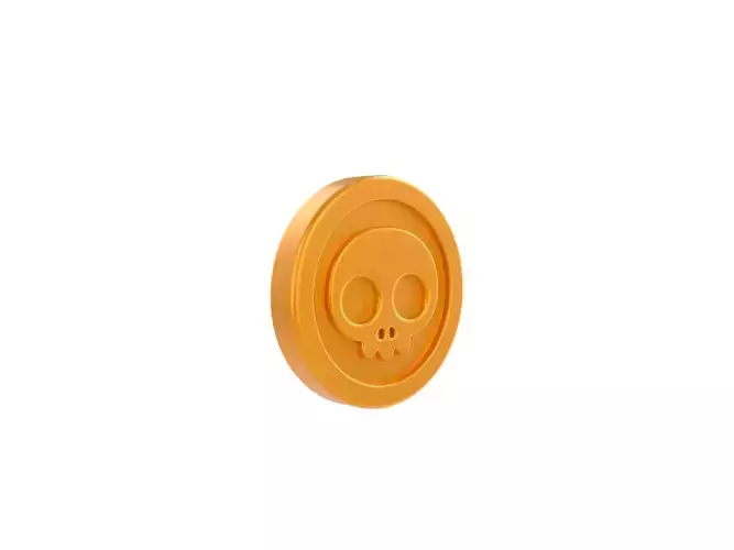 Print003 Coin Skull