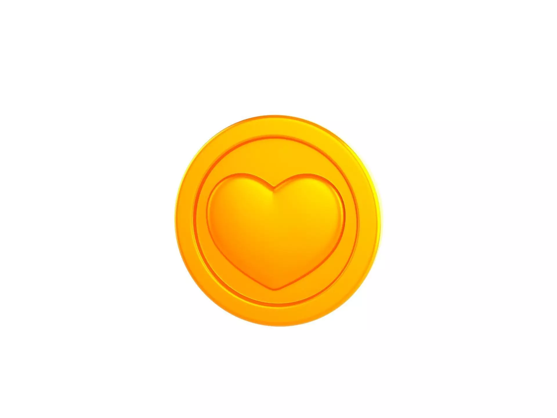 Print004 Coin Heart 3D print model