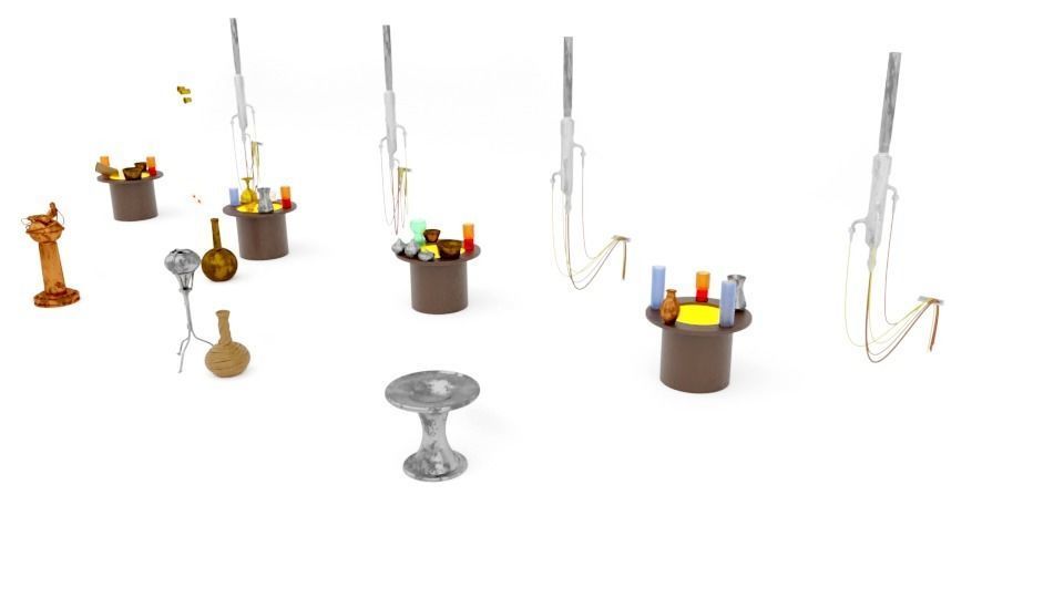 Ralph McQuarries Bazaar - Complete set - 1-6 scale 3D Model Collection_21