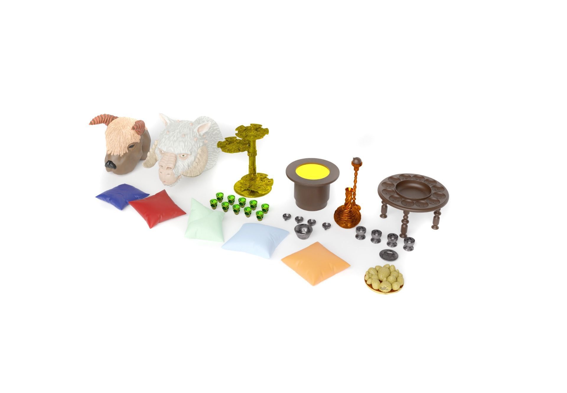 Ralph McQuarries Bazaar - Complete set - 1-6 scale 3D Model Collection_22