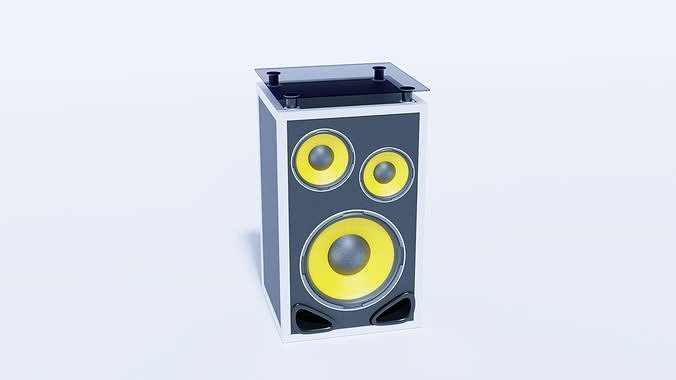Speaker 3D model 3D model
