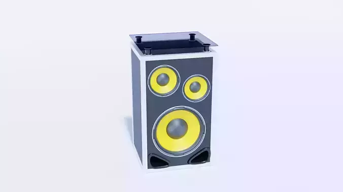 Speaker 3D model 3D model
