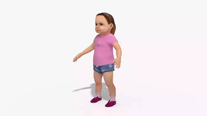 Caucasian Toddler Girl White kid Child