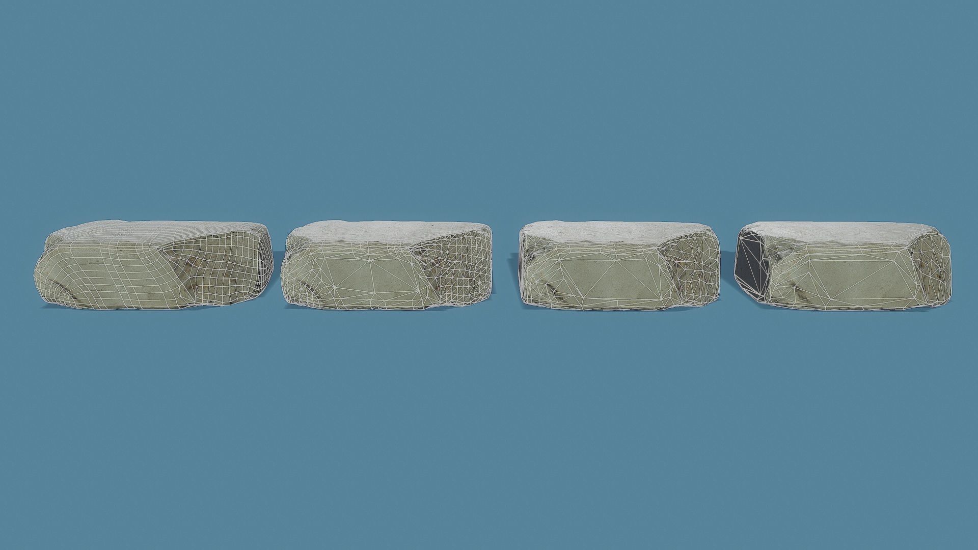 3D Scan Old Silicate Bricks Pack - Props Low-poly 3D model_17