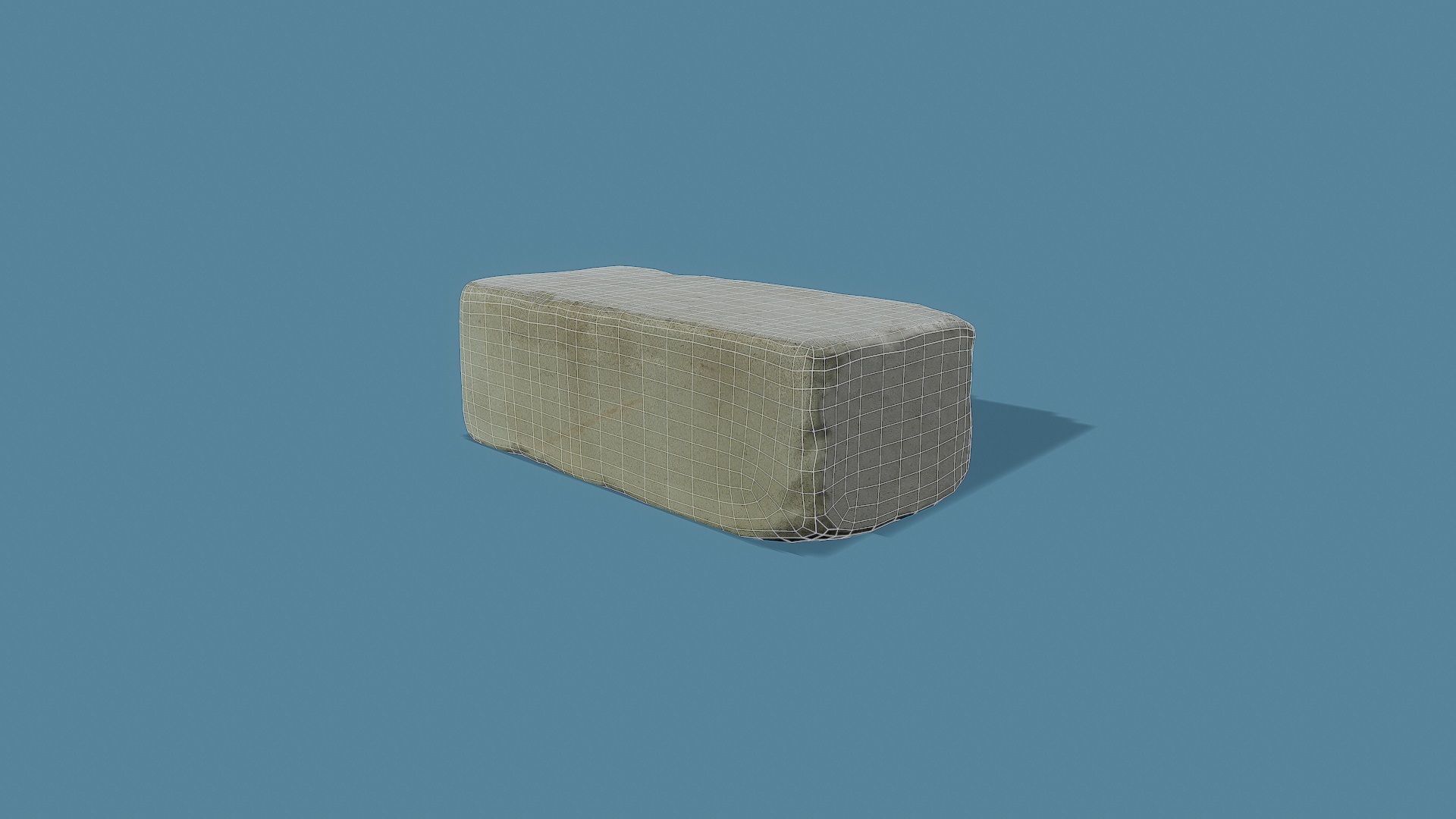 3D Scan Old Silicate Bricks Pack - Props Low-poly 3D model_5