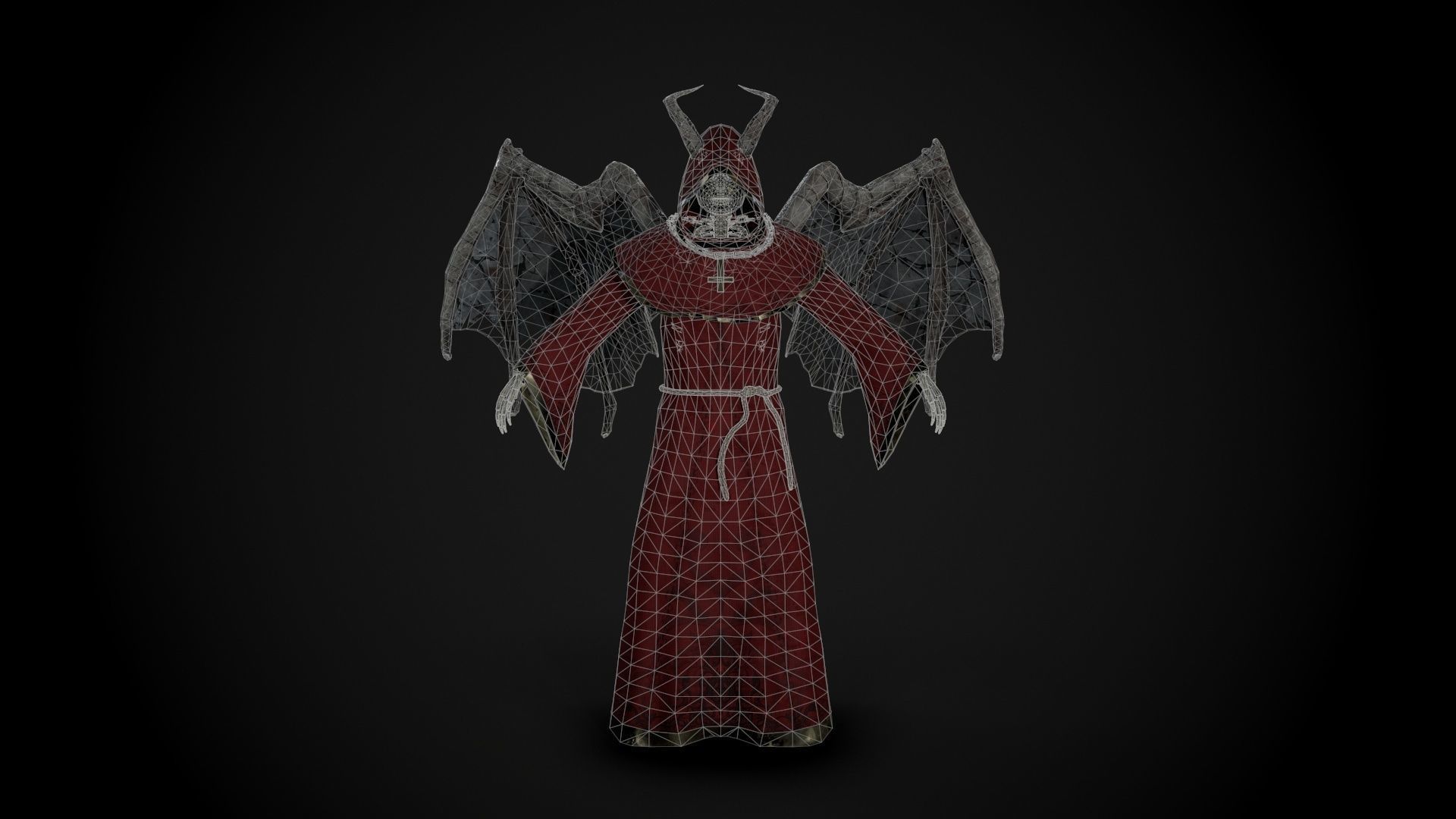 Reaper Low-poly 3D model_17