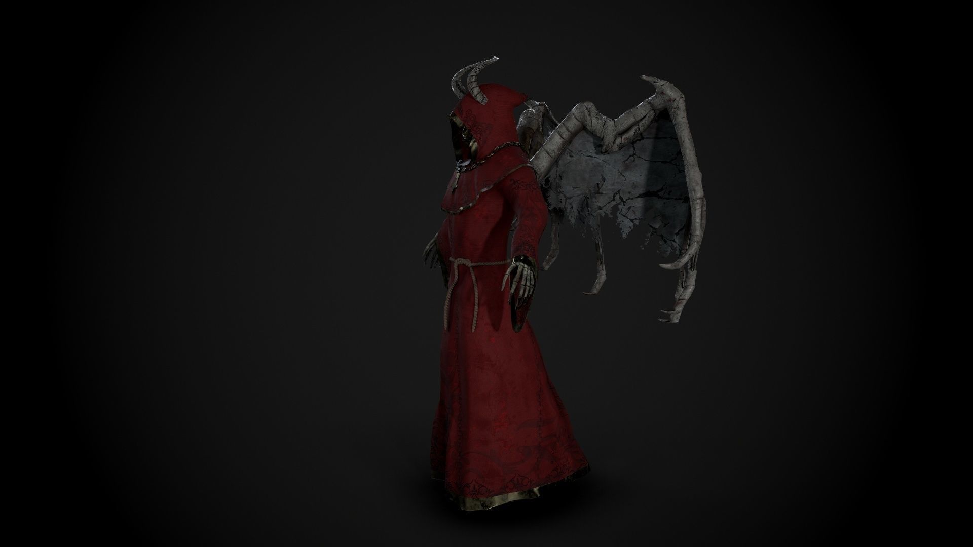 Reaper Low-poly 3D model_13