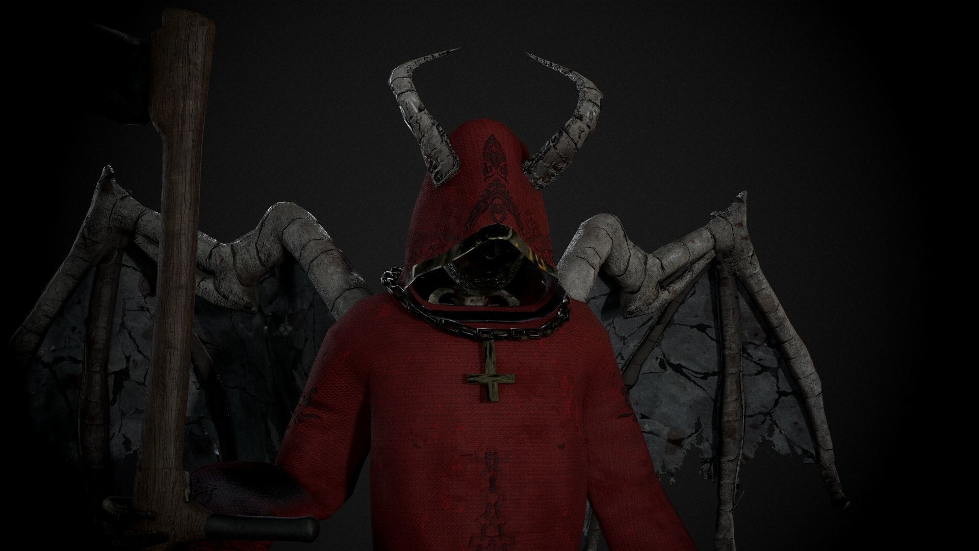 Reaper Low-poly 3D model_23