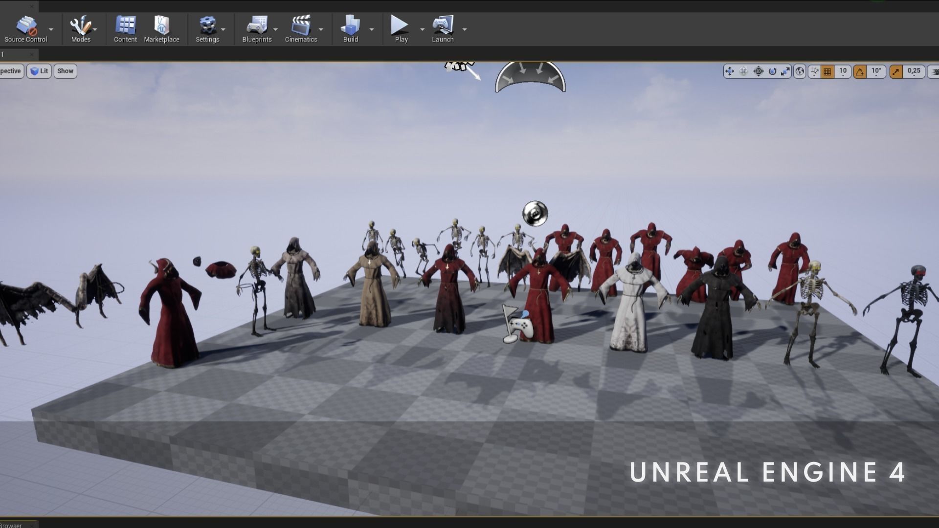 Reaper Low-poly 3D model_7