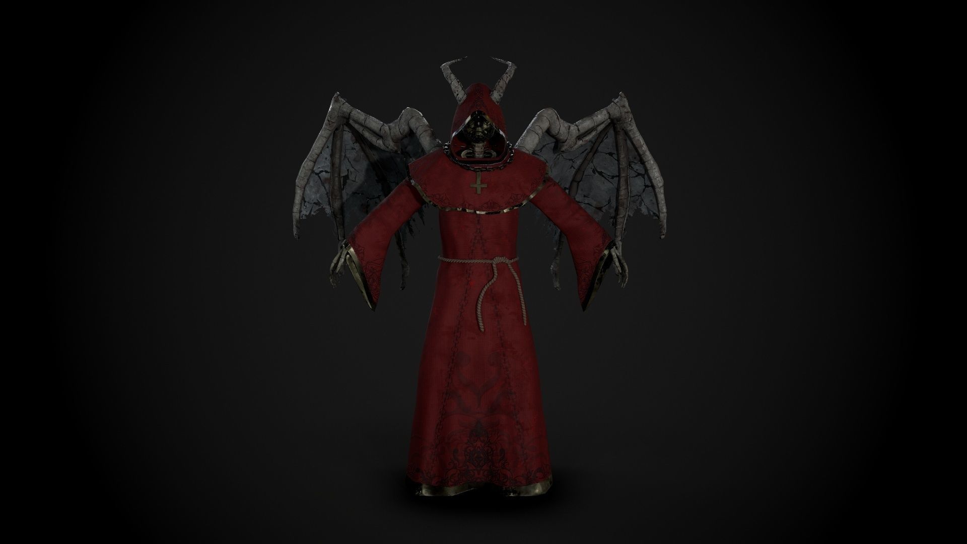 Reaper Low-poly 3D model_19