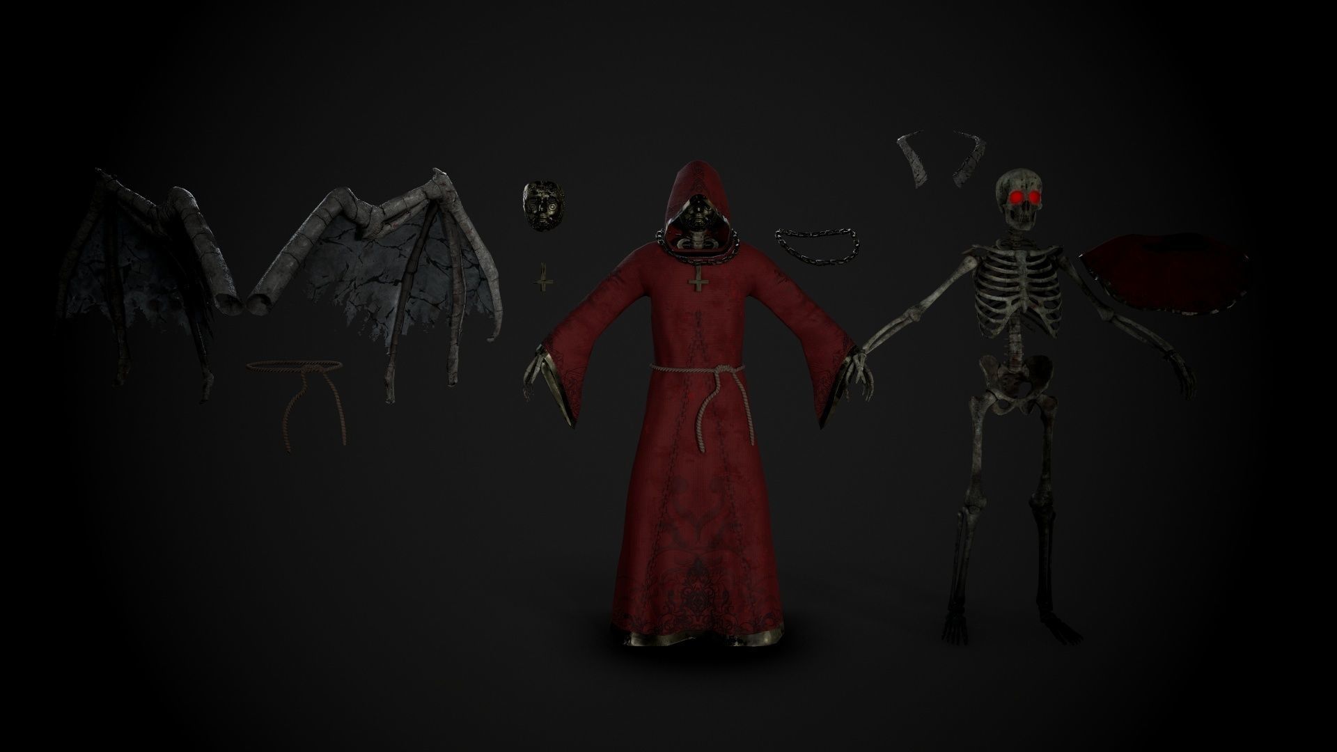 Reaper Low-poly 3D model_24