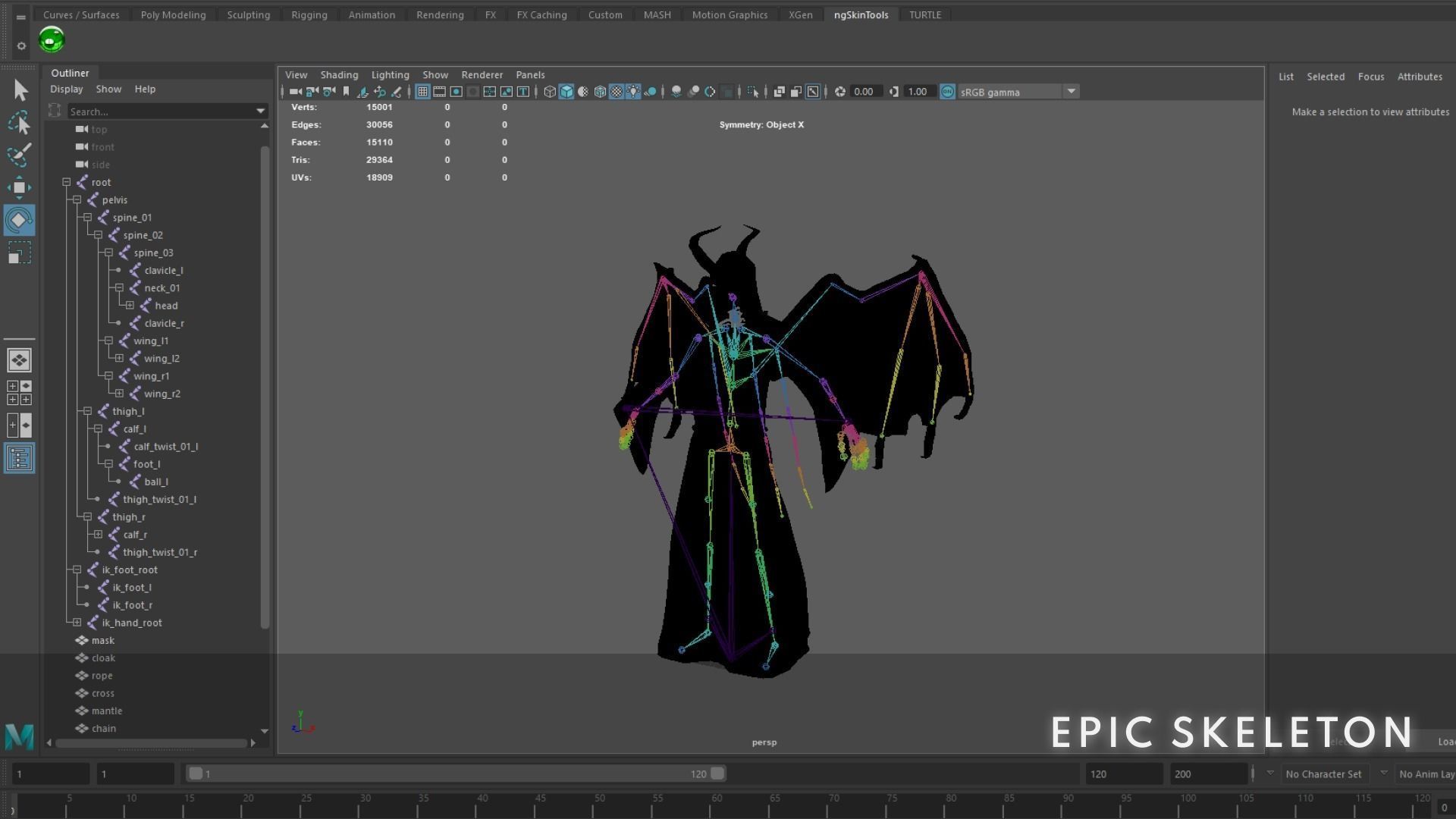 Reaper Low-poly 3D model_6