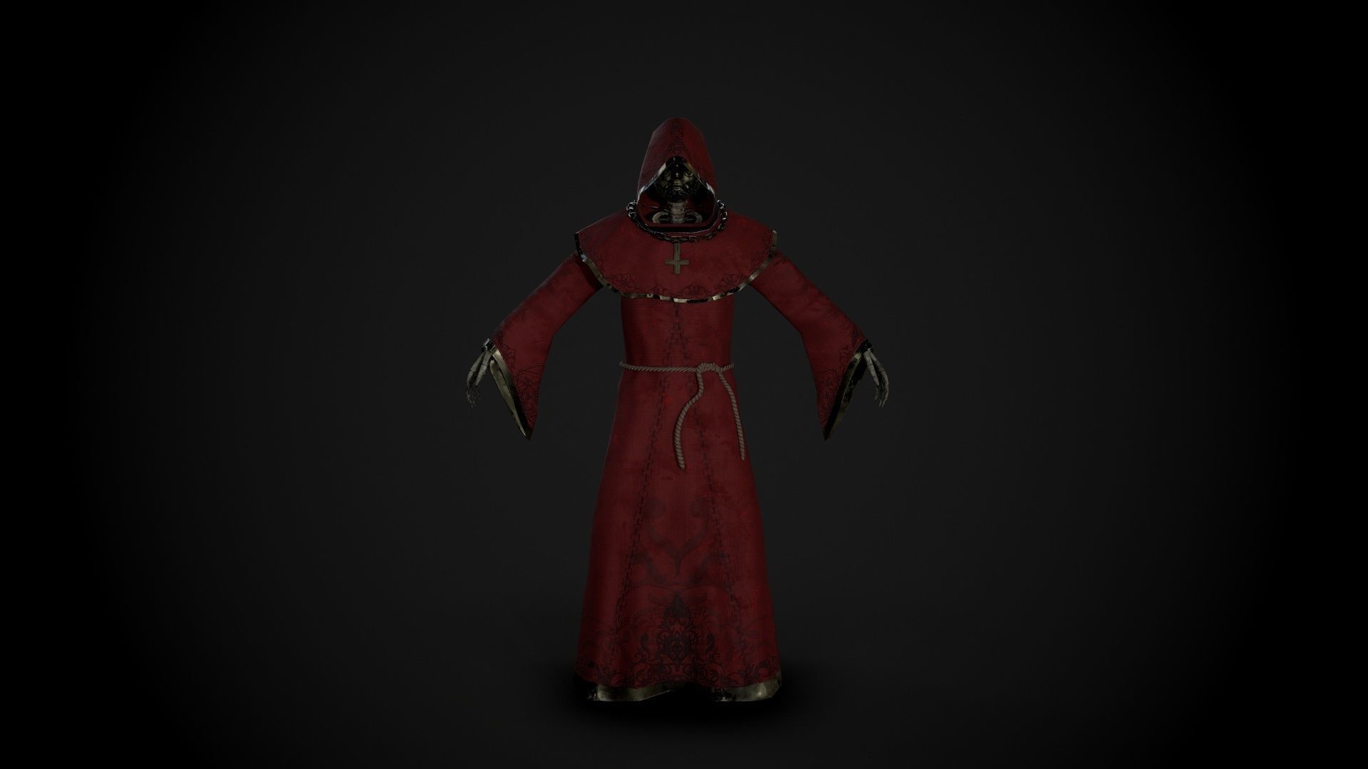 Reaper Low-poly 3D model_14