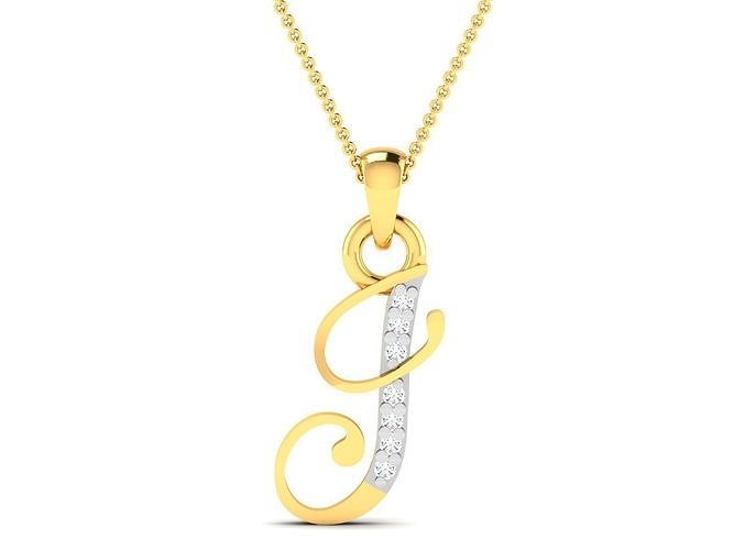 Alphabet pendant 3D print model