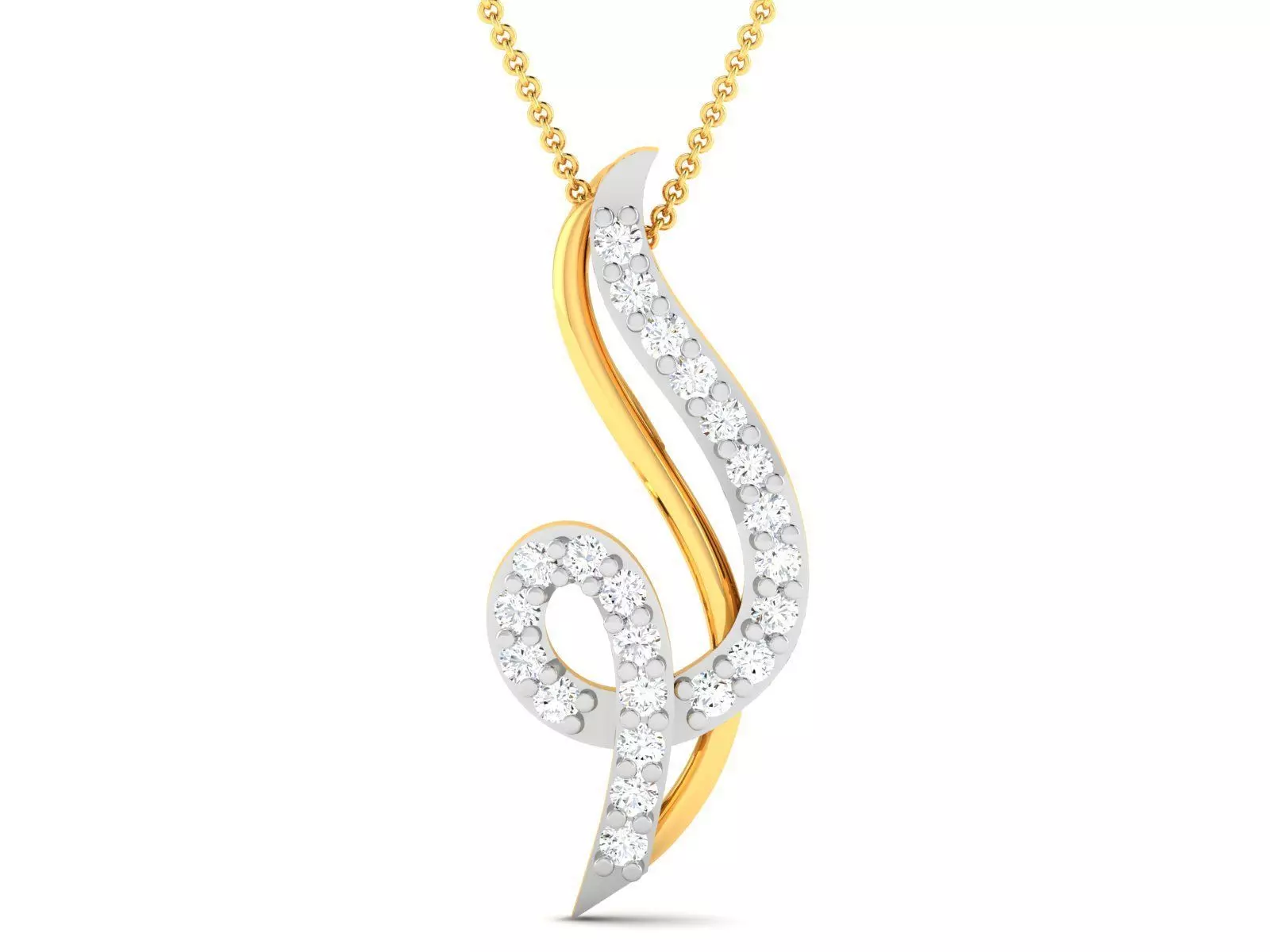 Women pendant 3D print model_0