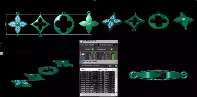 Bracelet authentic 3D print model Louisvuiton